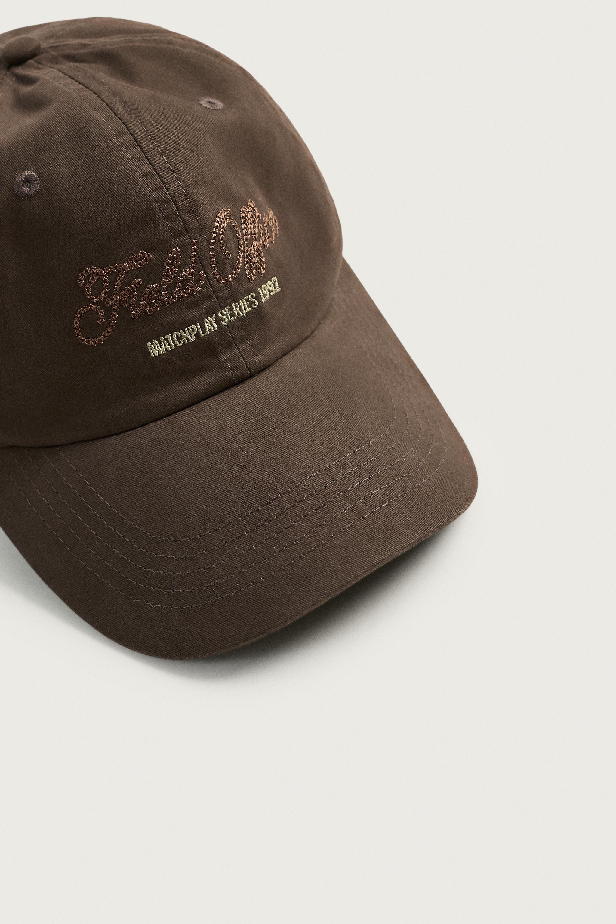 WASHED EMBROIDERED CAP